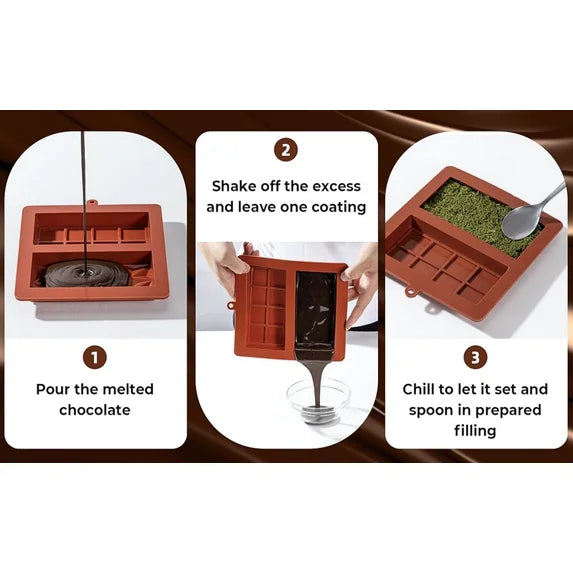 Deep Dubai Chocolate Bar Mold