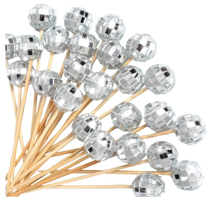 Disco Ball Cocktail Picks