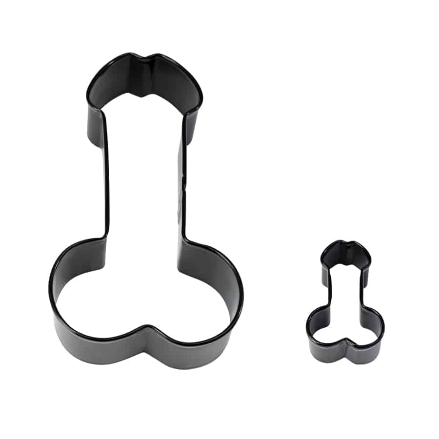 Male Anatomy 2 Pc Cookie Cutter Set