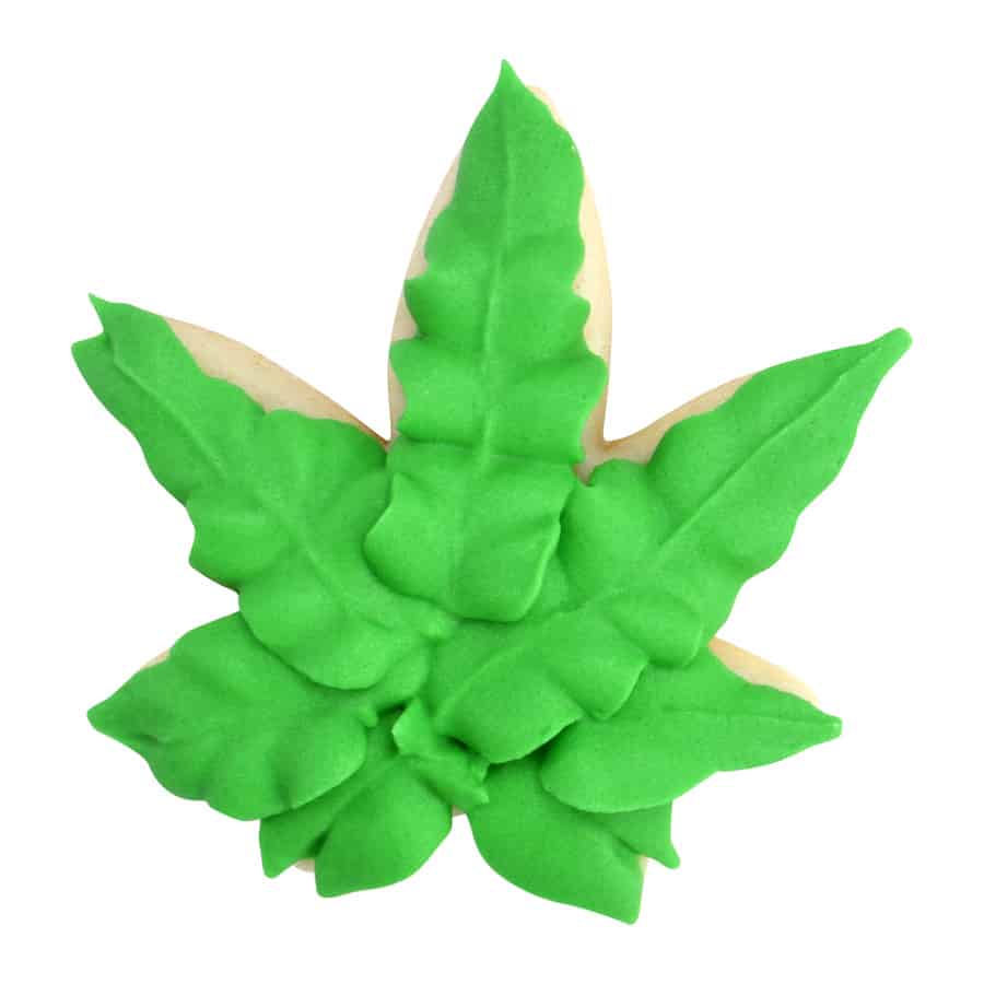Mini Marijuana Leaf