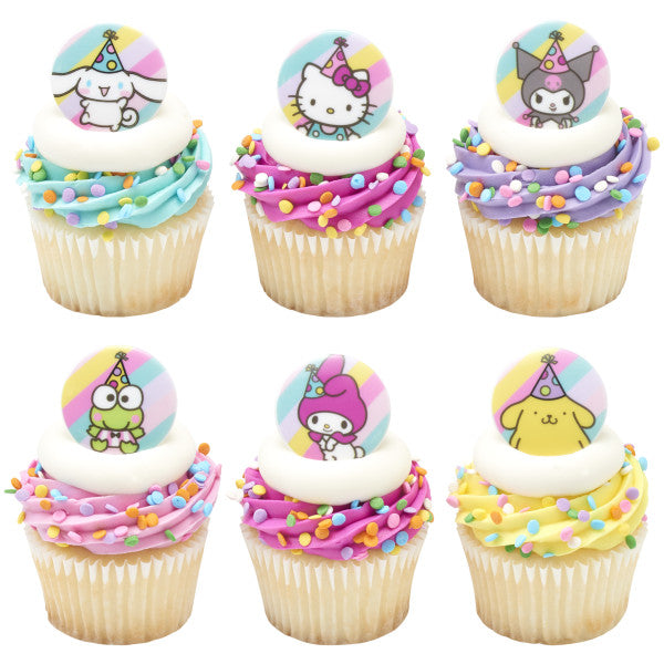 Hello Kitty® and Friends It's a Celebration Cupcake Rings