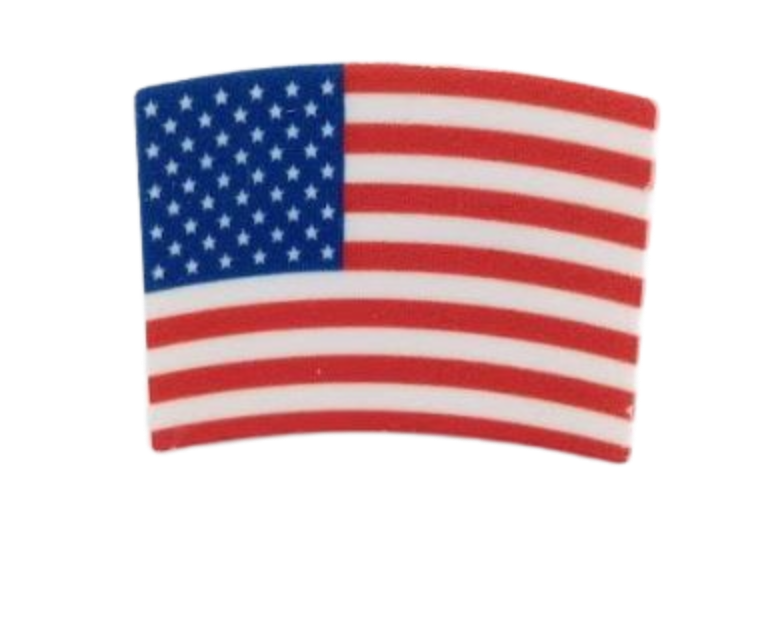 American Flag Cupcake Rings