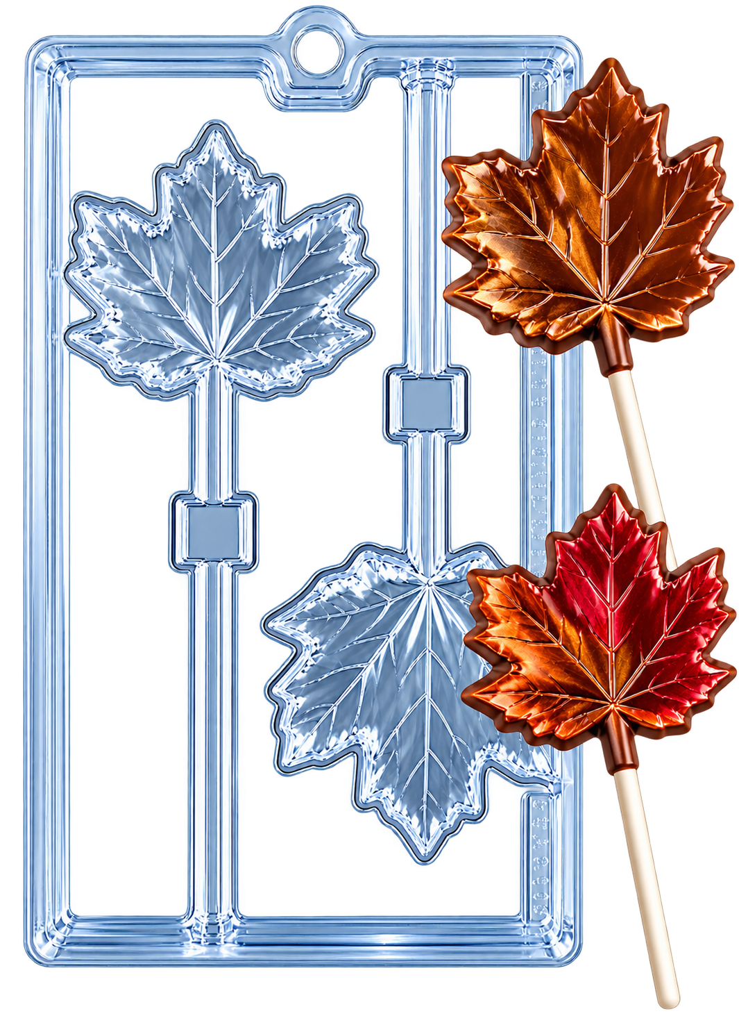 LARGE MAPLE LEAF LOLLY