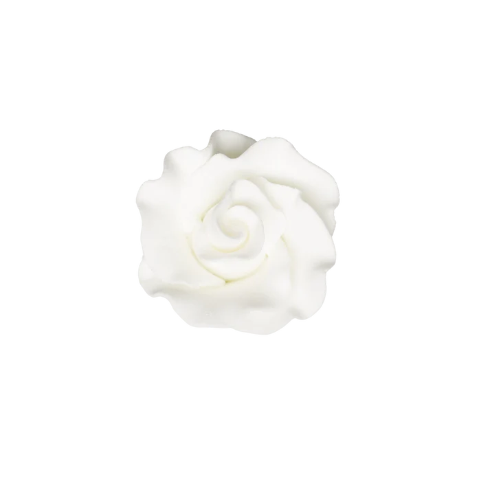 1.5" Formal Rose - White