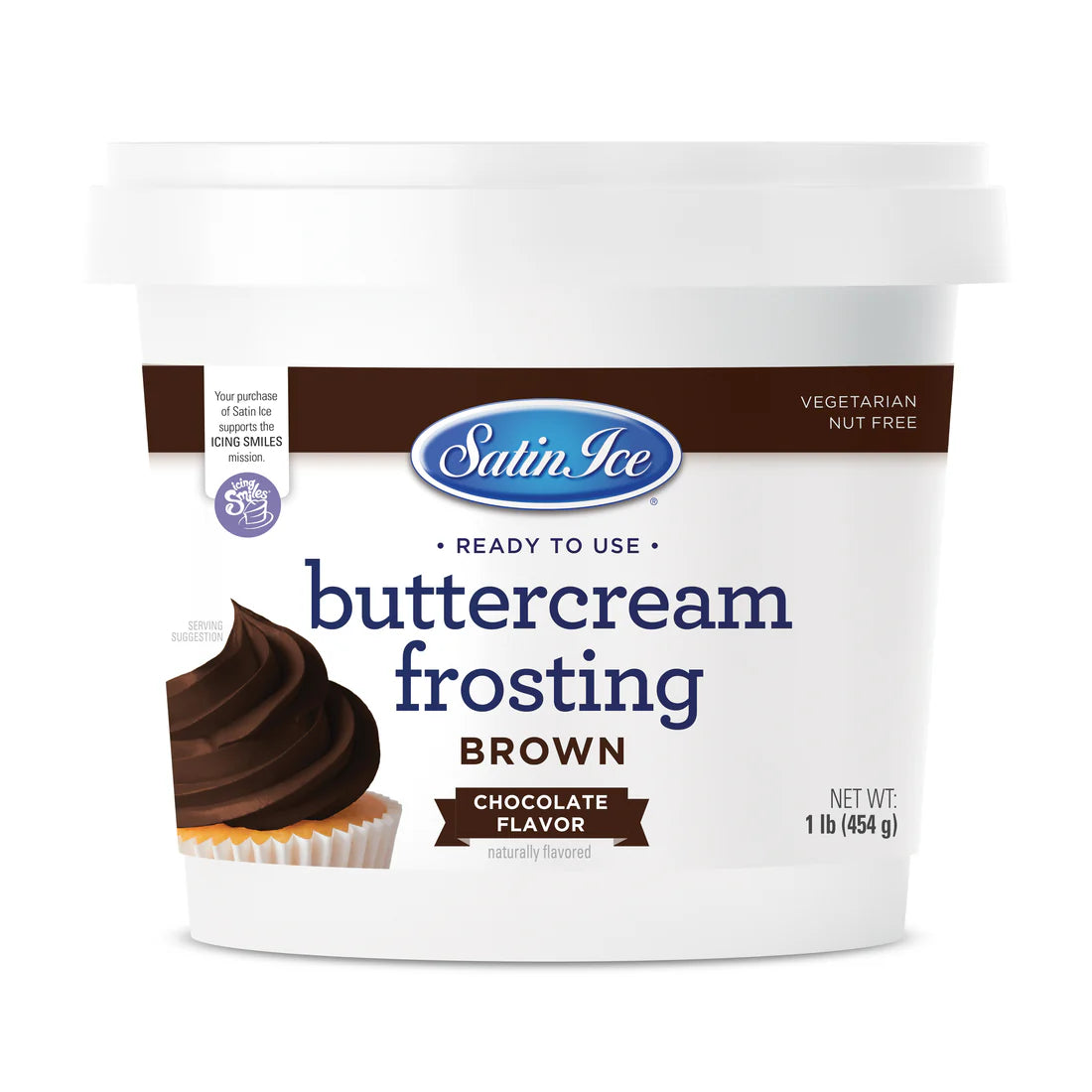Brown Vanilla Buttercream Frosting 1Lb