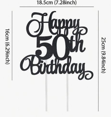 Happy Birthday Cake Topper