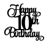 Happy Birthday Cake Topper