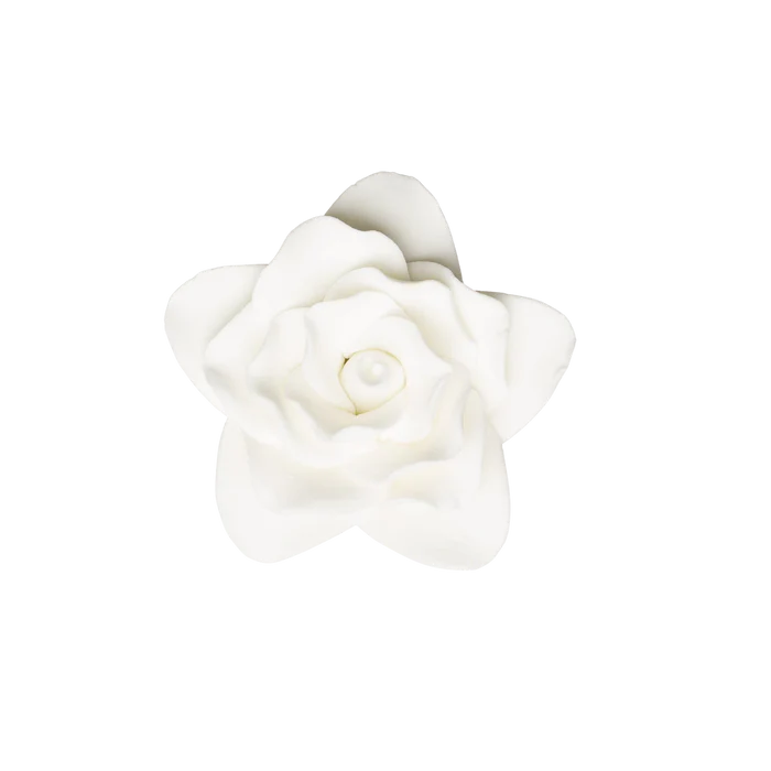 3" Star Rose - White - Medium