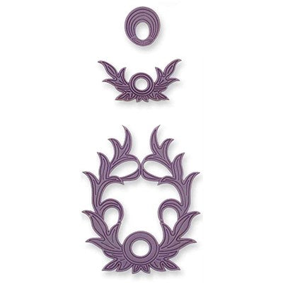 Wedding Cake Top & Sides (set/3)
