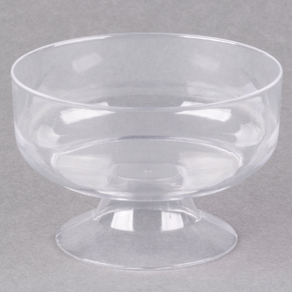 Crystal 6 Oz. Clear Plastic 1-Piece Dessert Cup