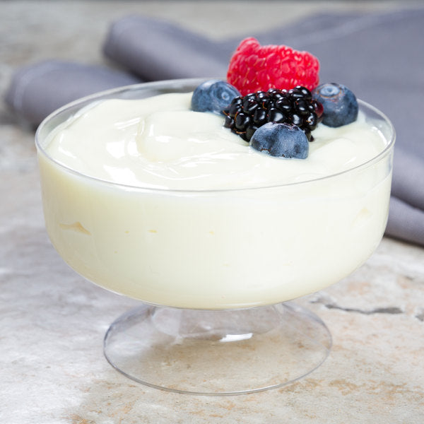 Crystal 6 Oz. Clear Plastic 1-Piece Dessert Cup