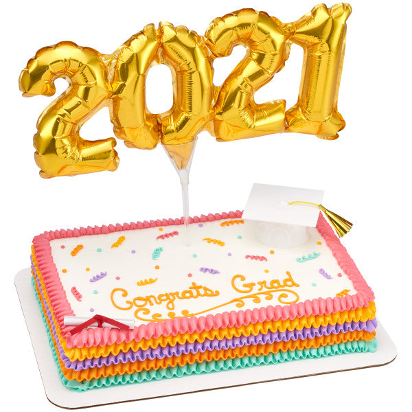 White Grad Cap with Tassels Layon