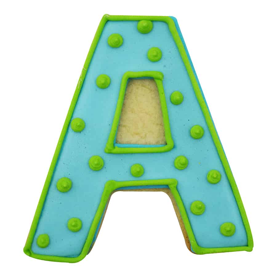 Letter A Cookie Cutter