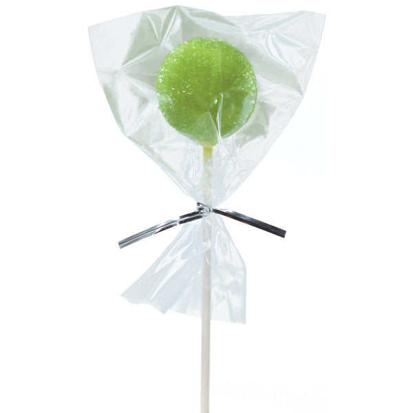 Clear Cello Treat Bags with Silver Twist Ties, 4" x 6"