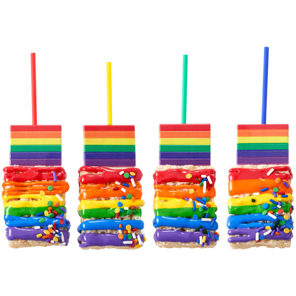 Primary Asst. Plastic Treat Stick 6" x 0.15" dia.