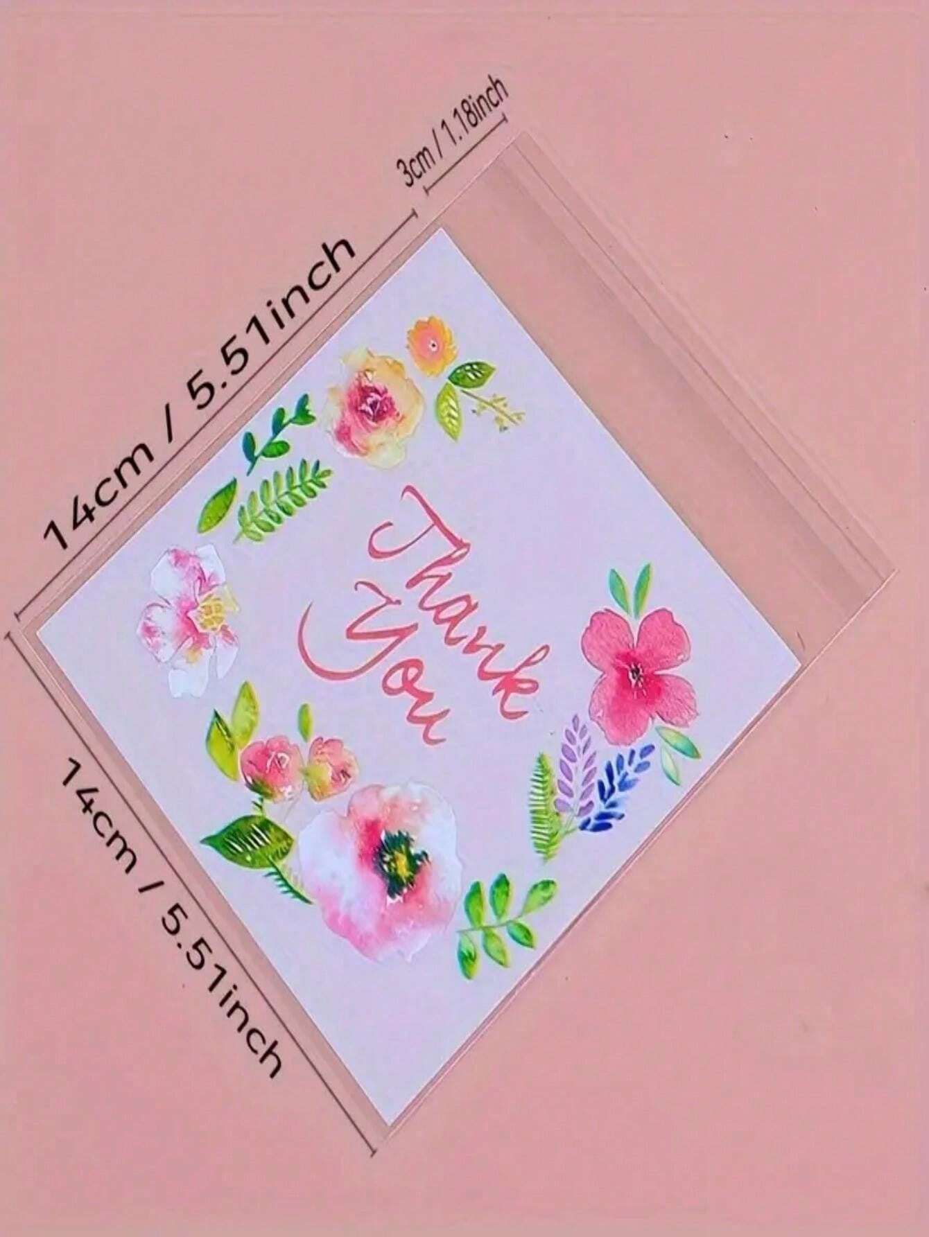 "Thank You" Self Sealing Treat Bag
