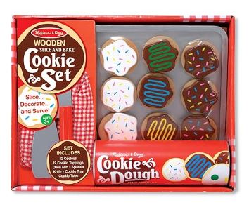 Melissa & Doug Slice and Bake Cookie Set - Wooden Play Food (Pack of 29)