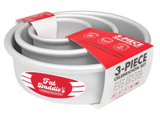 Fat Daddio's Anodized Aluminum Round Cake Pans