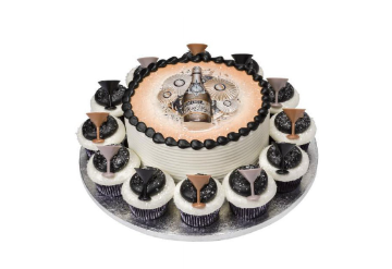 Cheers to the New Year Cupcake Rings