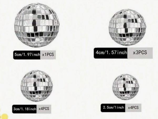 15 Piece Disco Balls