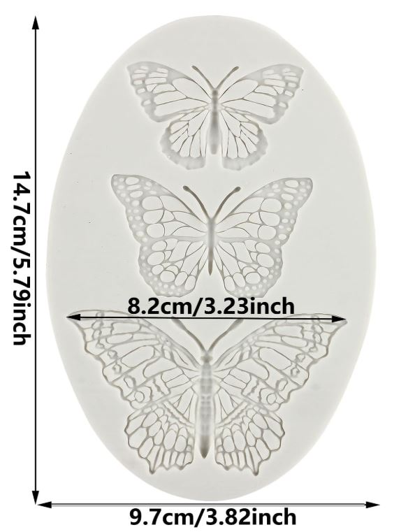Large Butterfly Silicone Mold
