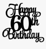 Happy Birthday Cake Topper