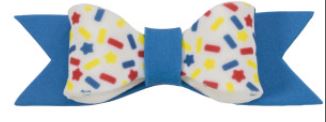 Gum Paste Bow - Mini Printed Primary Color
