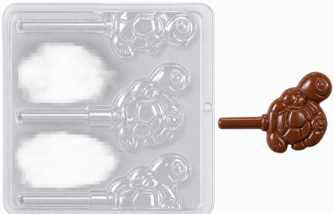 Turtle Chocolate Lollipop Mold