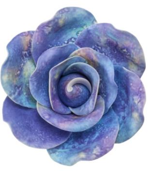 Painted Colors Printed Rose Assortment Gum Paste Flowers