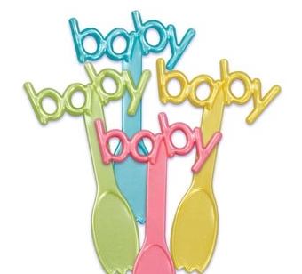 Baby Cupcake Spoon Picks