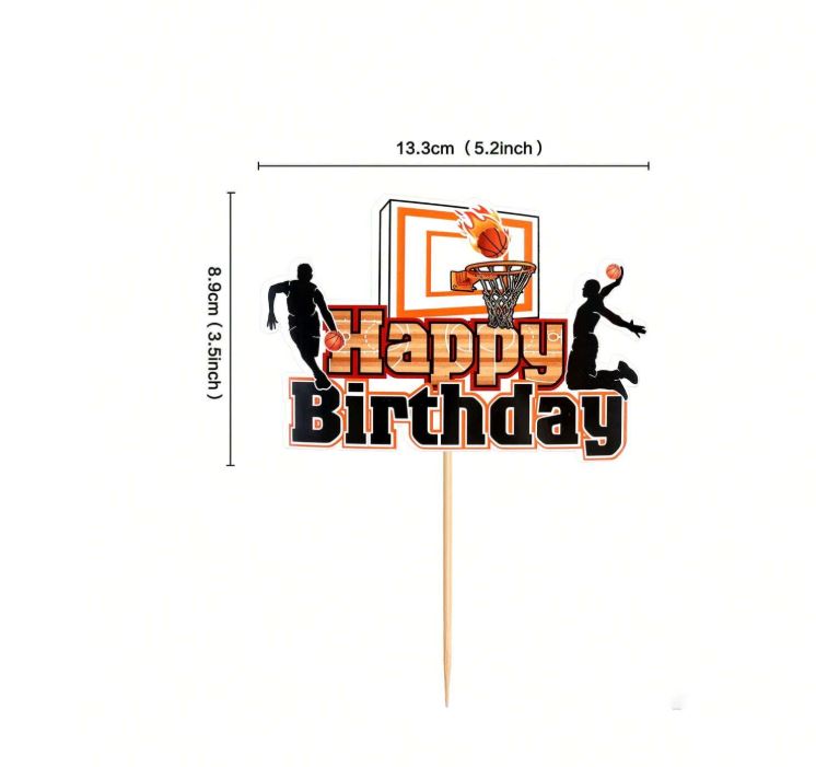 Basketball Cake Topper