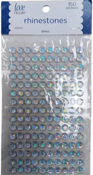 Rainbow Rhinestones Stickers