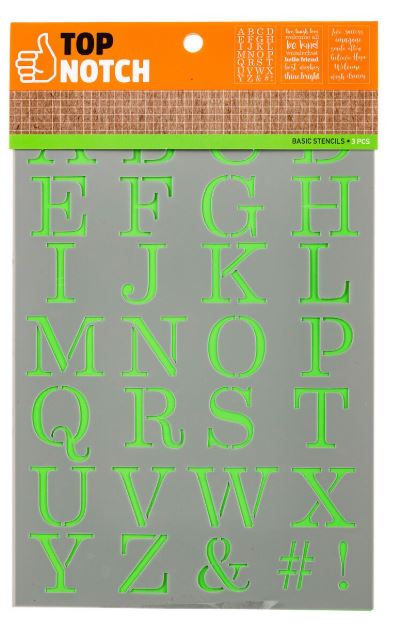 Alphabet Stencil