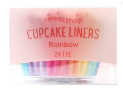 Sweetshop Baking Cups 12/Pkg-Rainbow