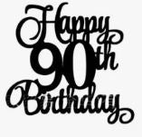 Happy Birthday Cake Topper
