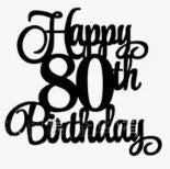 Happy Birthday Cake Topper