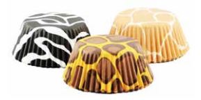 Animal Prints I Bake Cup Set