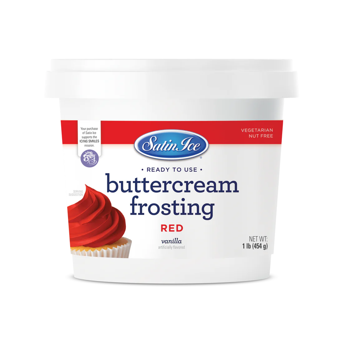 Red Vanilla Buttercream Frosting 1Lb