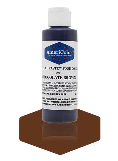 Chocolate Brown Soft Gel Paste