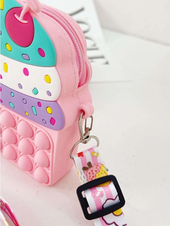 Mini Cupcake/Ice Cream -Fidget Bag