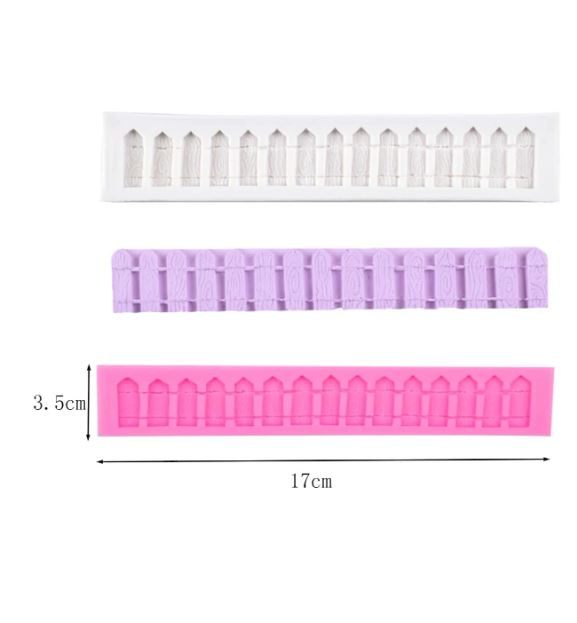 Fence Design Fondant Mold