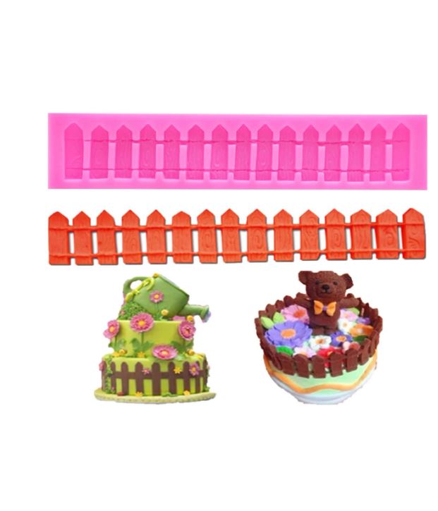 Fence Design Fondant Mold