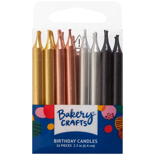 Metallic Smooth & Spiral Candles