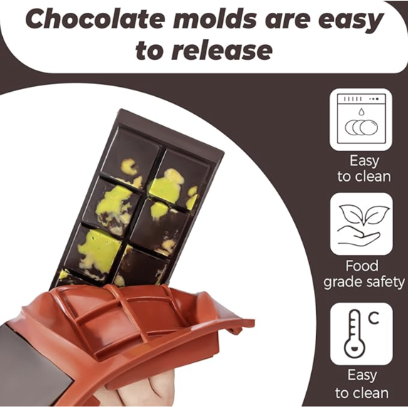 Deep Dubai Chocolate Bar Mold