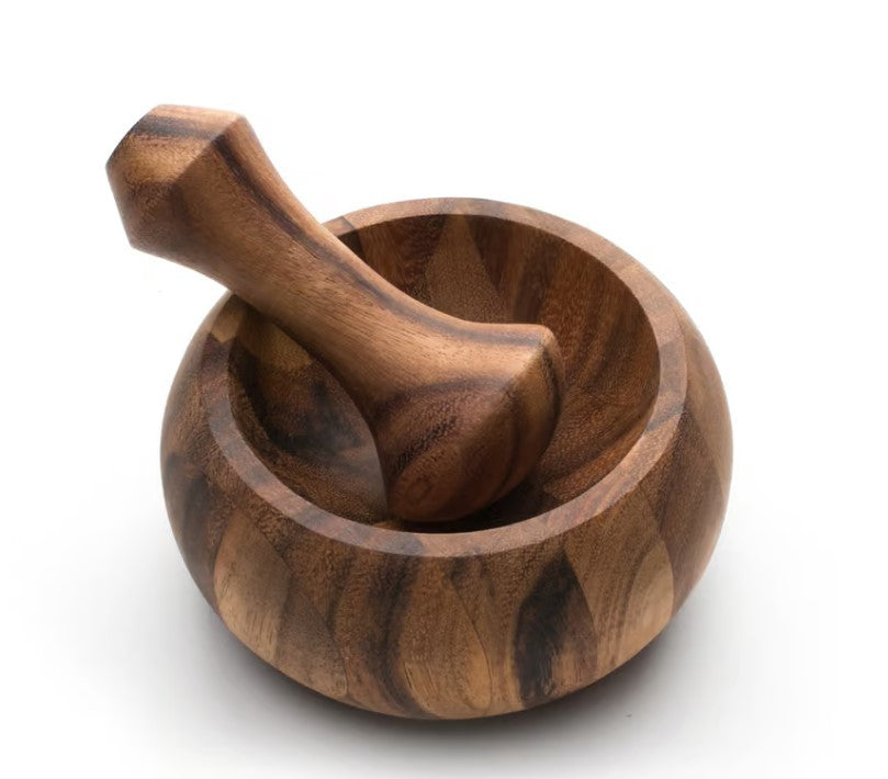 Mortar and Pestle, Acacia Wood