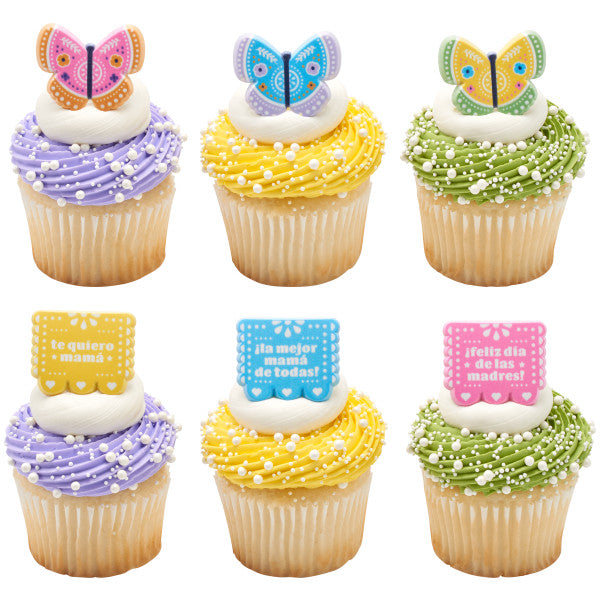 La Mejor Mama de Todas! Cupcake Rings