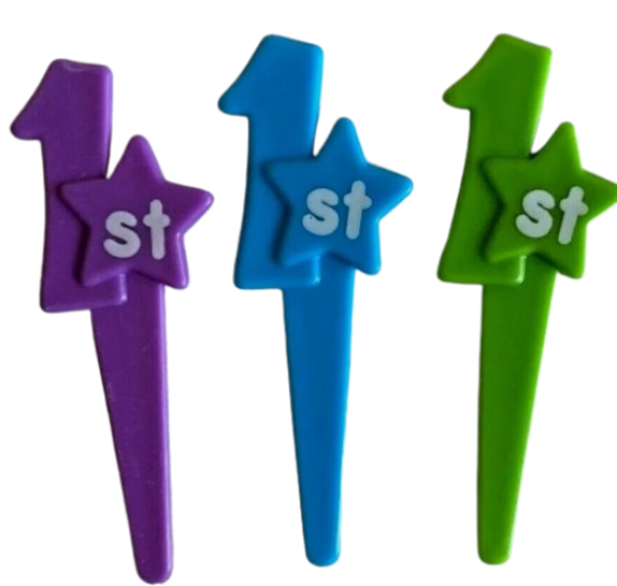 1st Birthday Cupcake Picks