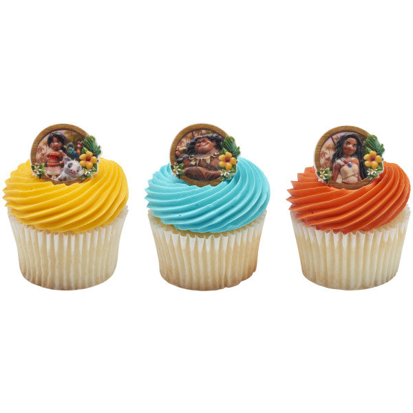Disney's Moana 2 Together Again Cupcake Rings