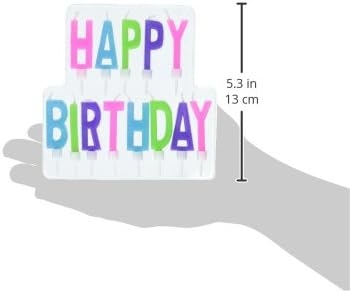 Multicolored Happy Birthday Letter Candles