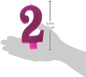 #2 Large Glitter Candle